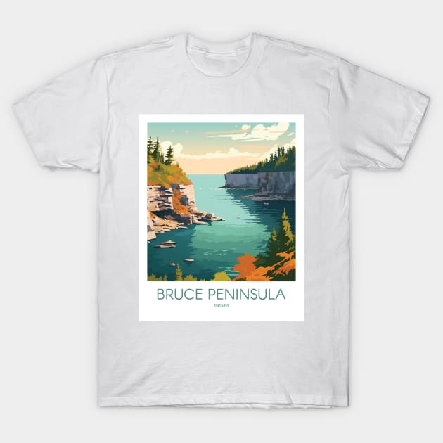 BRUCE PENINSULA T-Shirt by MarkedArtPrints